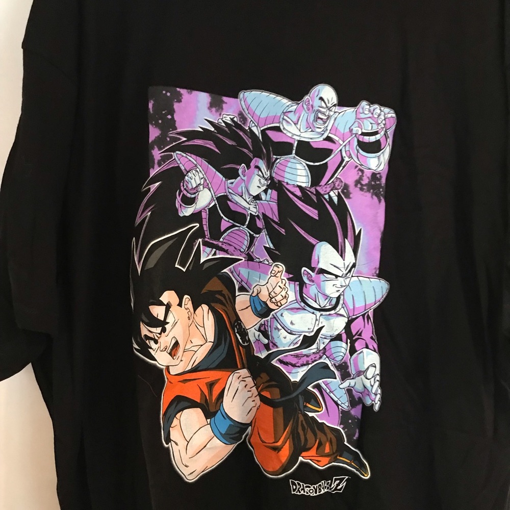 DRAGONBALL Z CHARACTER SHIRT. Adult size 3XL